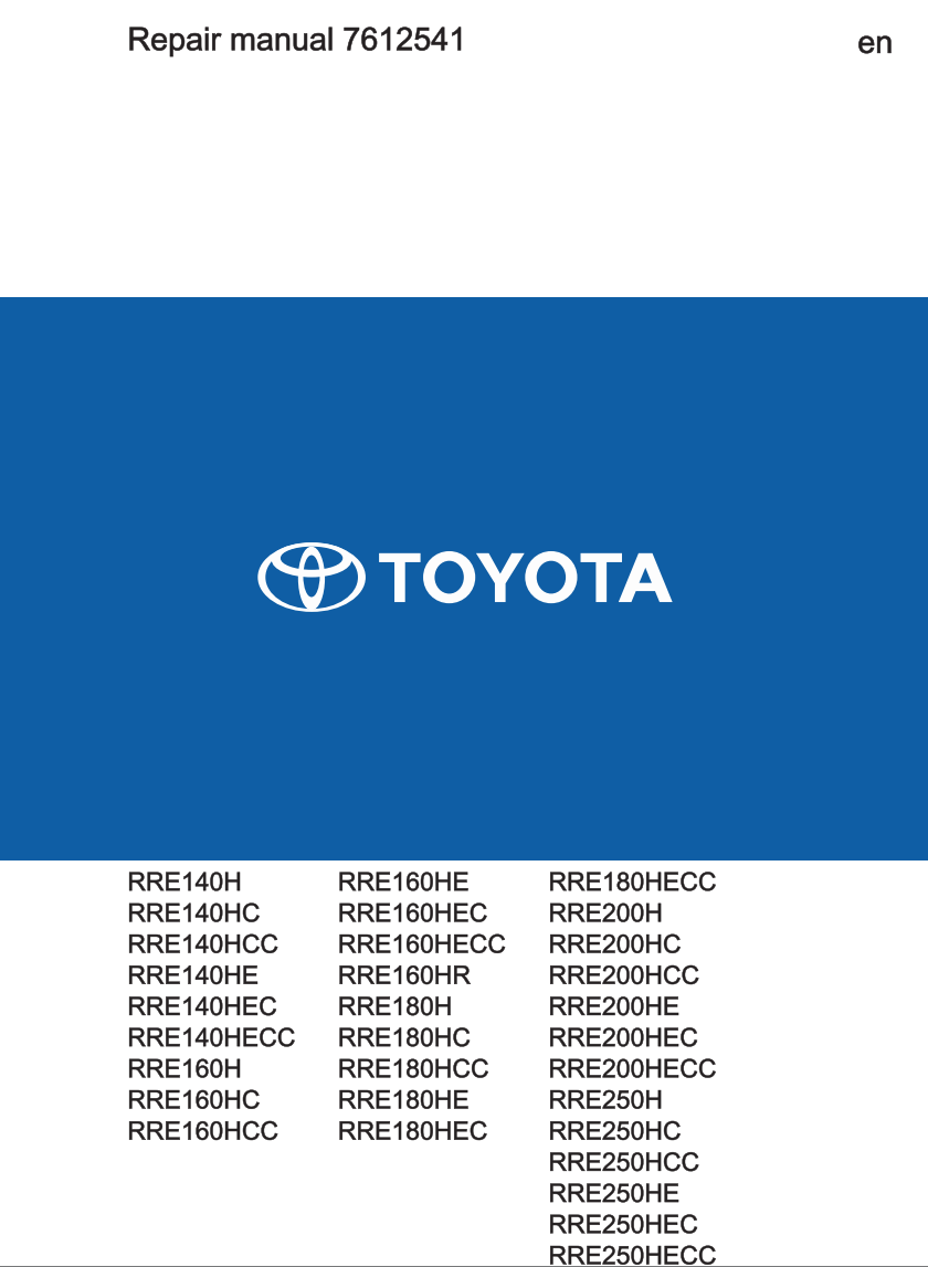 TOYOTA BT REACH FORKLIFT RRE140 160 180 200 250 SERVICE REPAIR, WIRING MANUAL