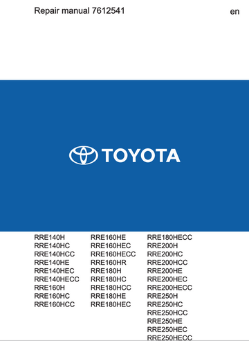 TOYOTA BT REACH FORKLIFT RRE140 160 180 200 250 SERVICE REPAIR, WIRING MANUAL