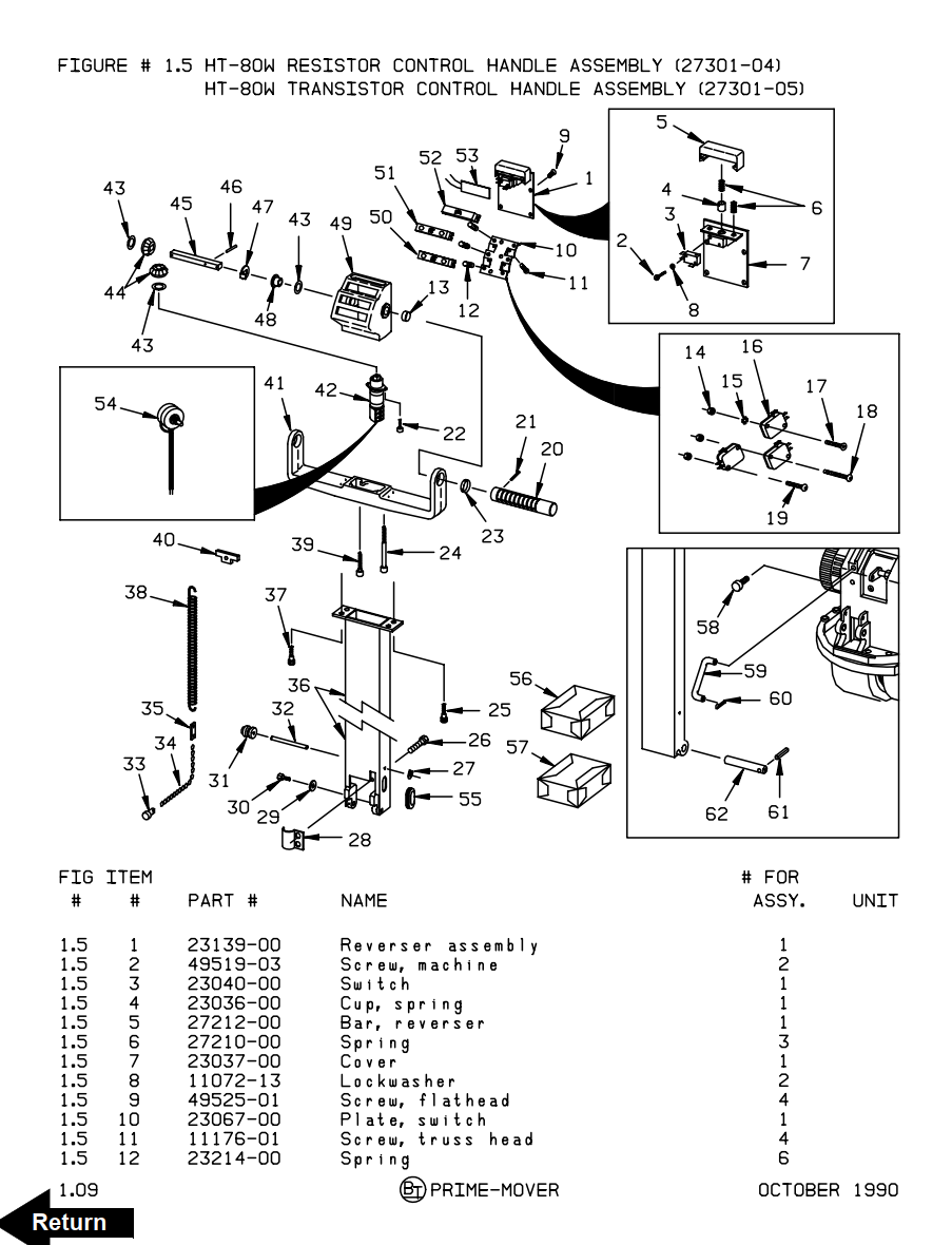 BT HT80W LOW LIFT REACH FORKLIFT
