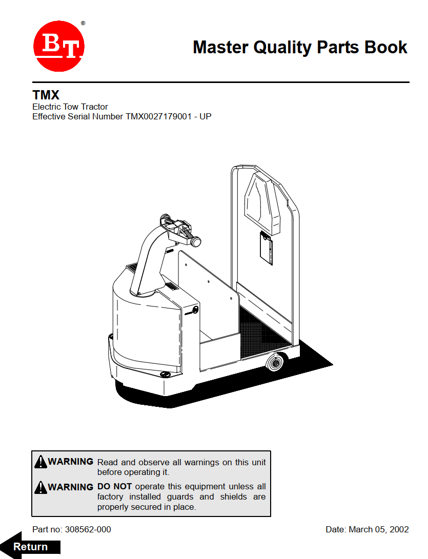 BT PRIME MOVER TMX TRUCK