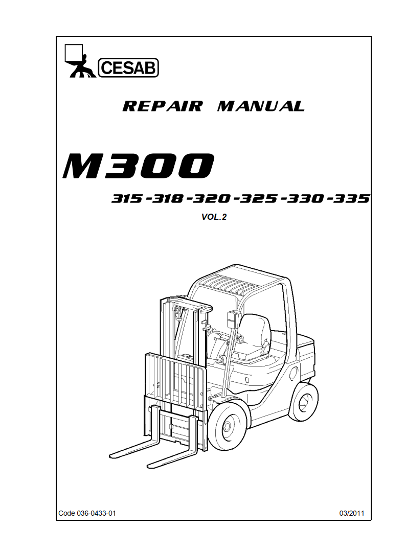 CESAB M300 315 318 320 325 330 335 TRUCK