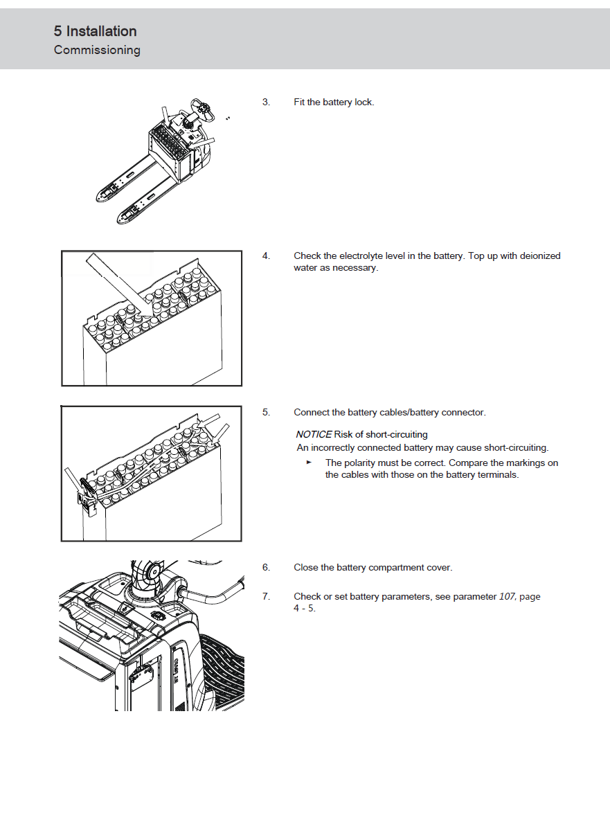 CESAB S316L PALLET FORKLIFT