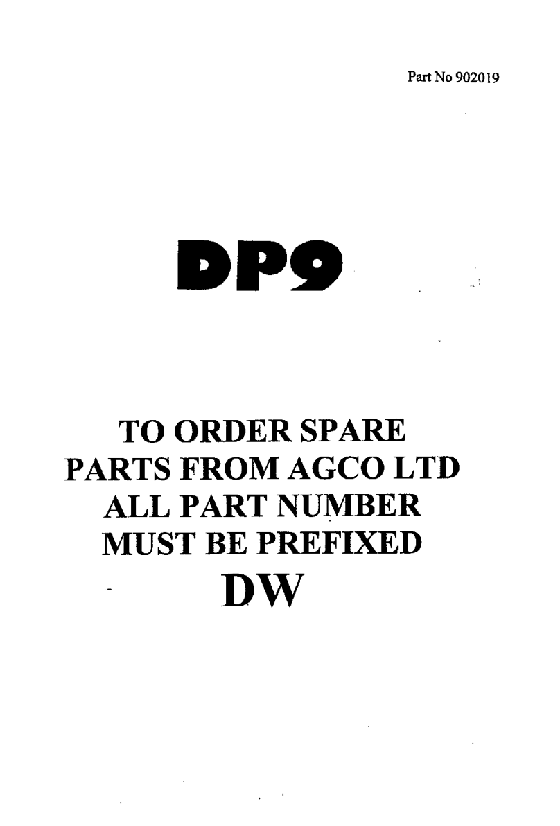 MASSEY FERGUSON PARTS CATALOG COLLECTION