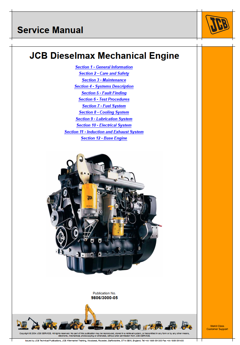 JCB 444 448 DIESEL ENGINE