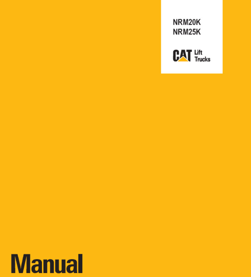 CATERPILLAR CAT NRM20K NRM25K MULTIWAY FORKLIFT