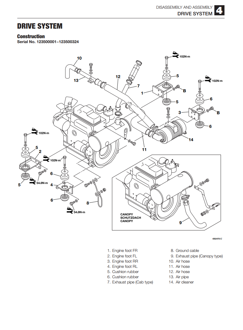 TAKEUCHI TB235 COMPACT EXCAVATOR WORKSHOP MANUAL