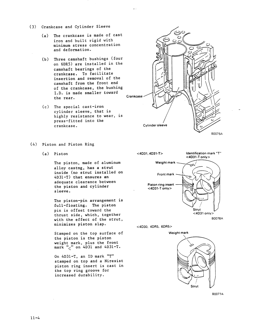 KOBELCO MITSUBISHI 4D3, DR INDUSTRIAL DIESEL ENGINE