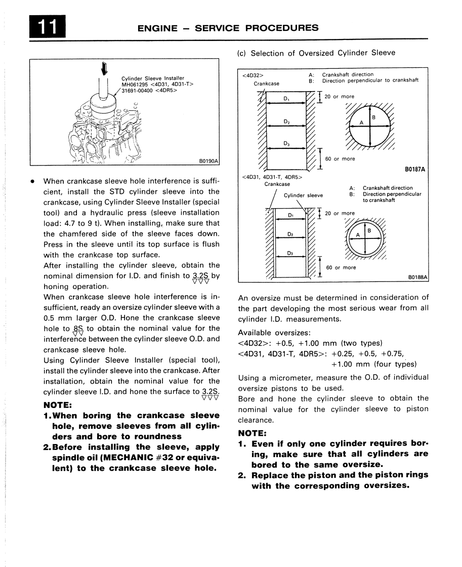 KOBELCO MITSUBISHI 4D3 4DR INDUSTRIAL DIESEL ENGINE