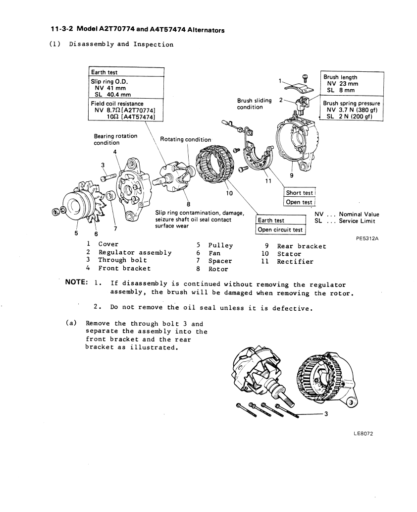 KOBELCO MITSUBISHI MODEL DC 8DC8 8DC9 DIESEL ENGINE