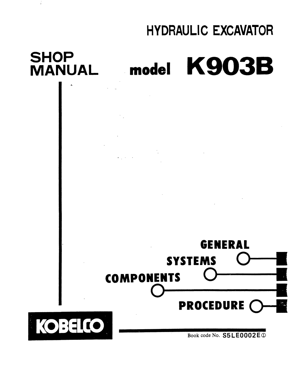 KOBELCO K903B CRAWLER EXCAVATOR