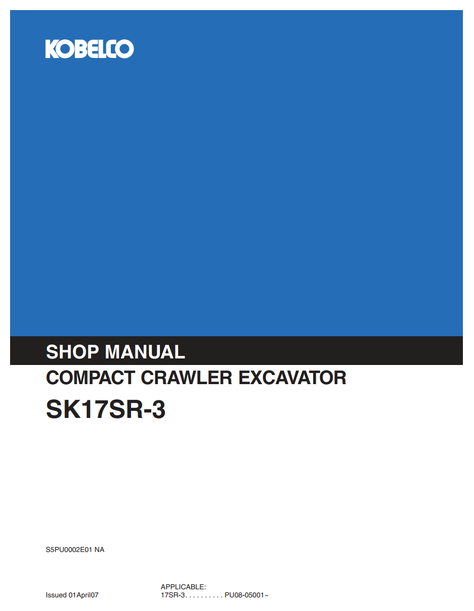 KOBELCO SK17SR-3 MINI HYDRAULIC EXCAVATOR