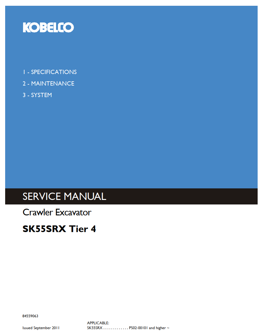 KOBELCO SK55SRX TIER 4 HYDRAULIC EXCAVATOR