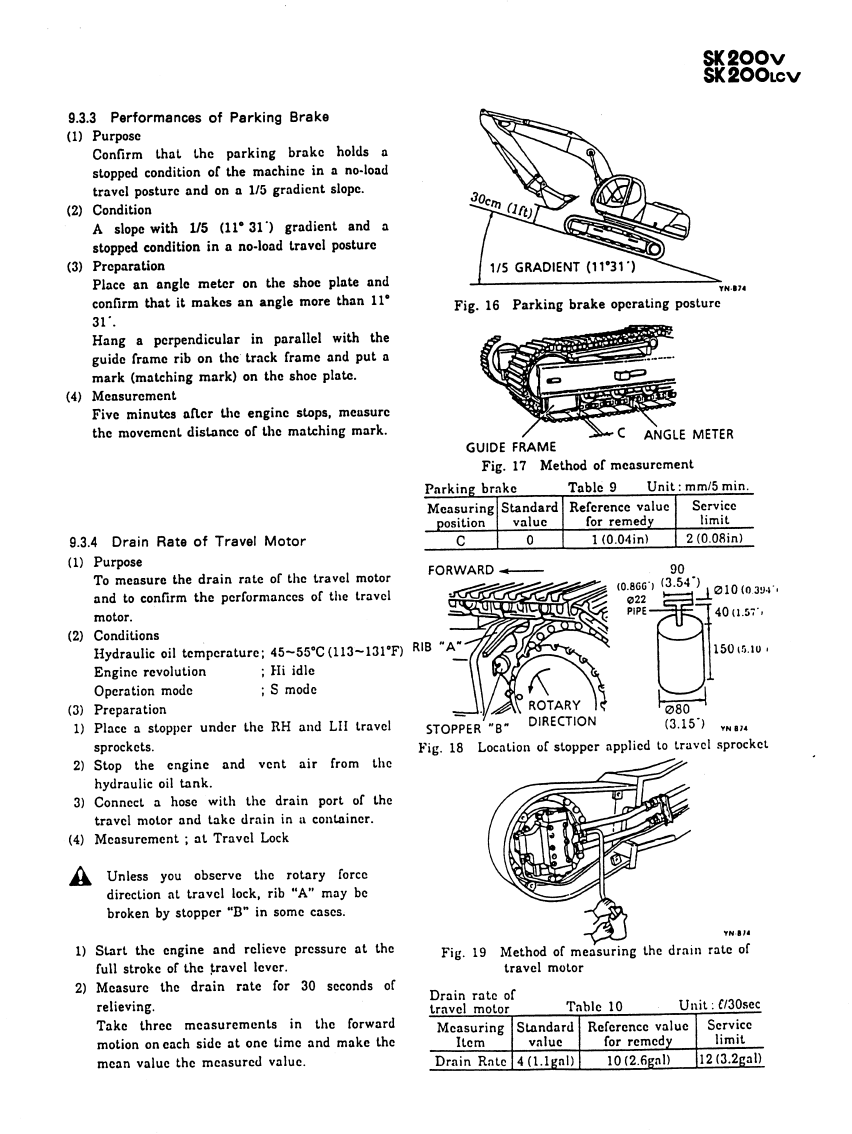 KOBELCO SK60V - SK220LCV SUPER MARK V SERVICEMAN HANDBOOK