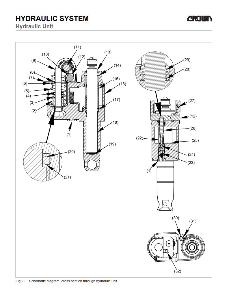 CROWN PTH50 SERIES PALLET JACK FORKLIFT PARTS CATALOG