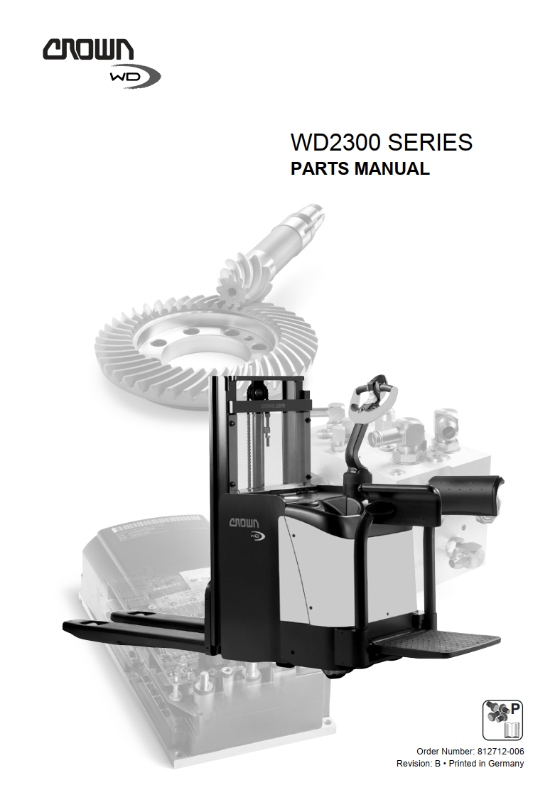 CROWN WD2300 SERIES ORDER PICKER