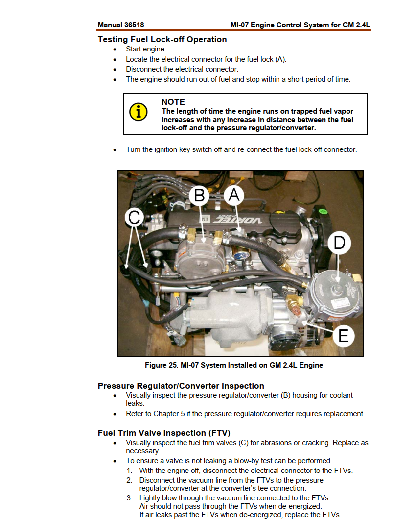 WOODWARD MI-07 INTEGRATED ENGINE CONTROL SYSTEM FOR 2.4L GM ENGINE