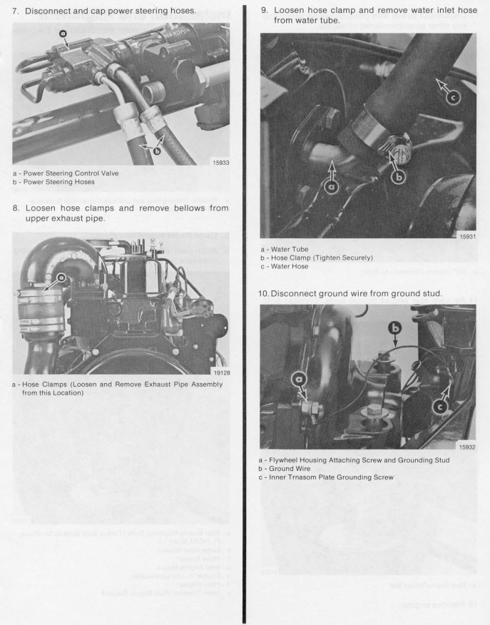 MERCURY MERCRUISER GM 4 CYLINDER 2.5L 3.0L # 10