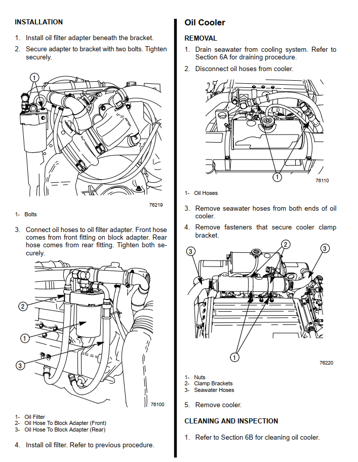 MERCURY MERCRUISER D 7.3L D-TRONIC V8 DIESEL MARINE #27 1998-2002
