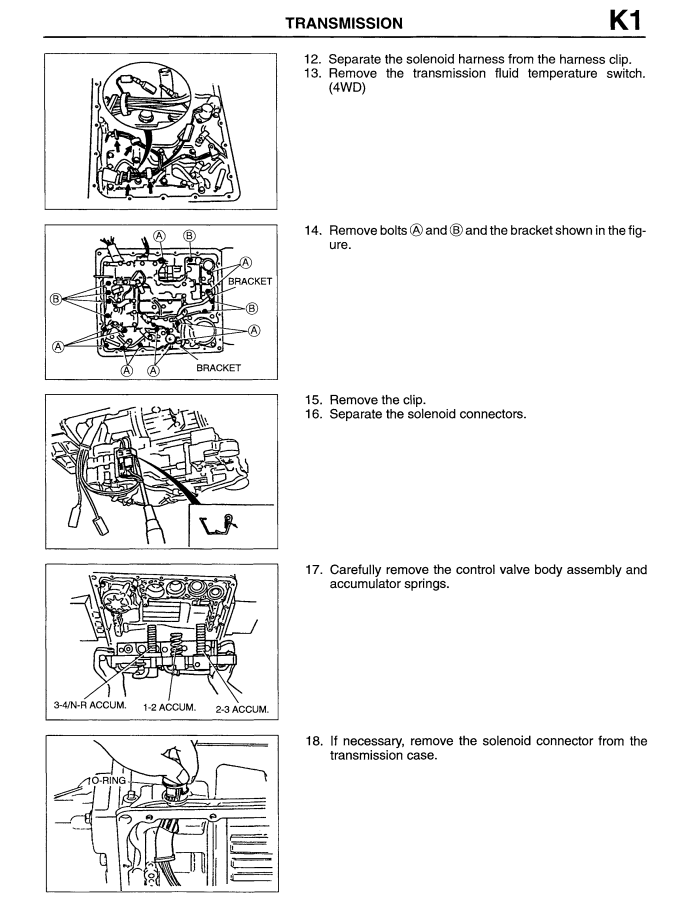 MAZDA MPV 3.0L V6 1994-1998