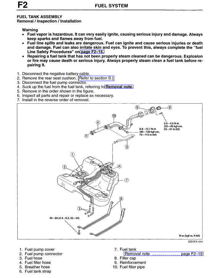 MAZDA EUNOS 800 2.3L 2.5L V6 1994-1999