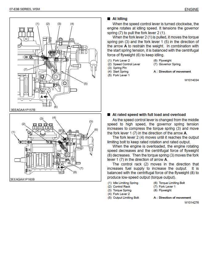 KUBOTA V2607 V3007 V3307 07-E3B SERIES DIESEL ENGINE