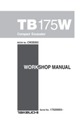 TAKEUCHI TB175W MINI EXCAVATOR WORKSHOP MANUAL