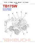 TAKEUCHI TB175W PARTS CATALOG