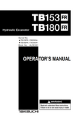 TAKEUCHI TB180FR OPERATION MANUAL