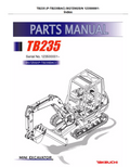 TAKEUCHI TB235 PARTS MANUAL
