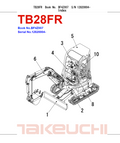 TAKEUCHI TB28FR PARTS CATALOG