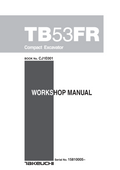 TAKEUCHI TB53FR MINI EXCAVATOR WORKSHOP MANUAL