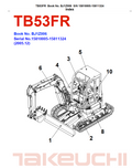 TAKEUCHI TB53FR PARTS MANUAL