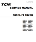 TCM FD FG FHD FHG SERIES FORKLIFT TRUCK