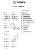 TEREX SKL HML HR TL TW TC WHEEL LOADER