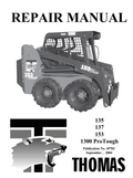 THOMAS 135 137 153 SKID STEER LOADER