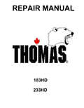 THOMAS 183HD 233HD HD SKID STEER LOADER