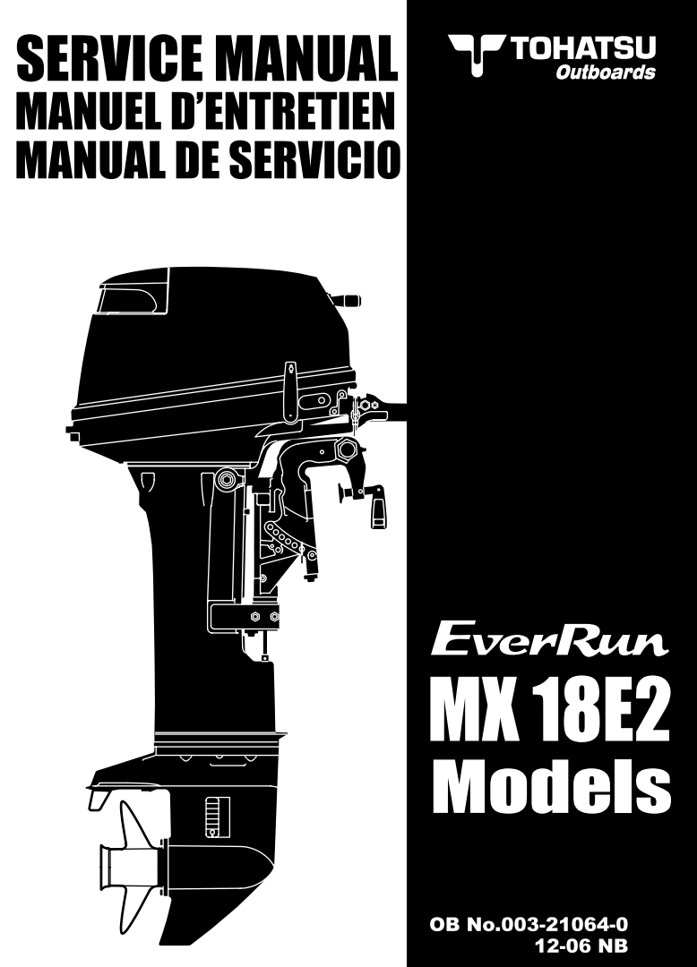 TOHATSU EVERRUN MX18E2 OUTBOARD