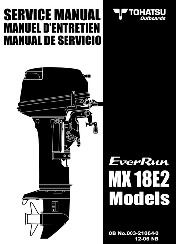 TOHATSU EVERRUN MX18E2 OUTBOARD