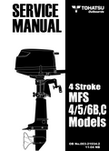 TOHATSU MFS 4 5 6 B AND C 4-STROKE OUTBOARD