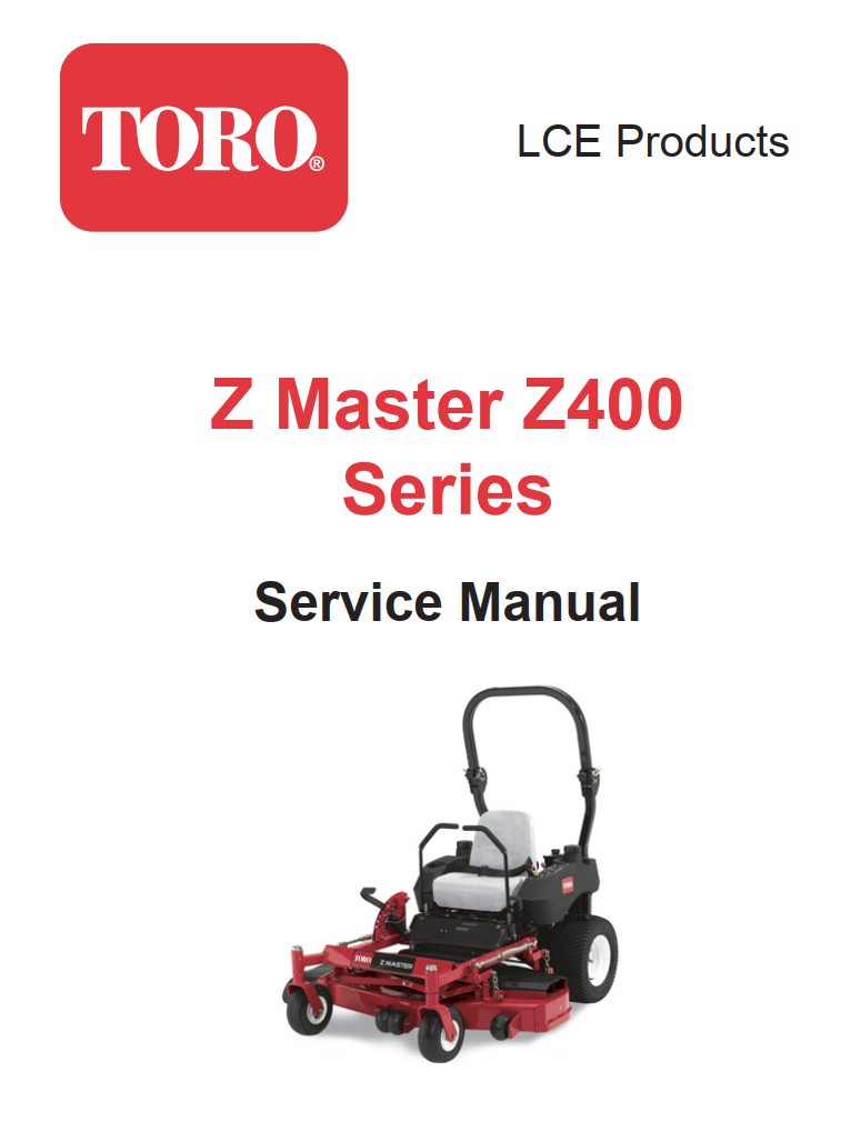 TORO Z MASTER Z400 SERIES