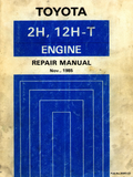 TOYOTA 2H 12H-T LANDCRUISER DIESEL ENGINE 1980-1988