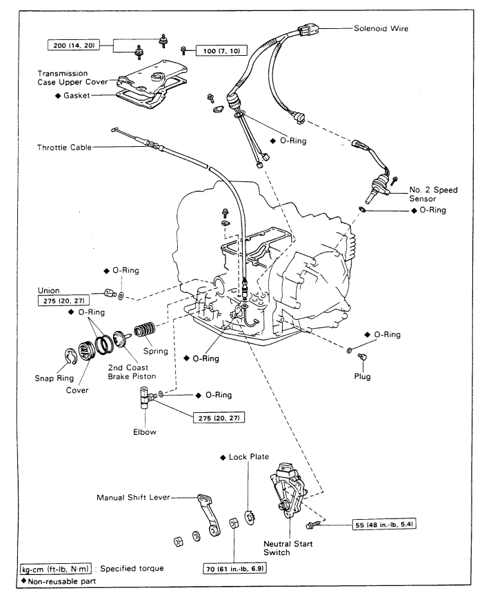 TOYOTA CAMRY V6 A540E A-540E ATSG AUTOMATIC TRANSMISSION