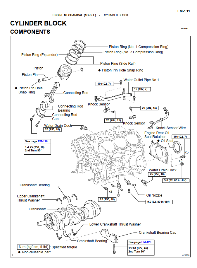 TOYOTA TUNDRA 4.0L 4.7L 2000-2006