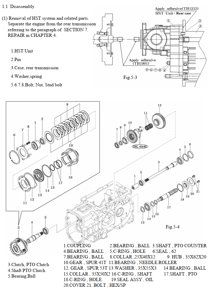 TYM T233 - T273 HST TRACTOR