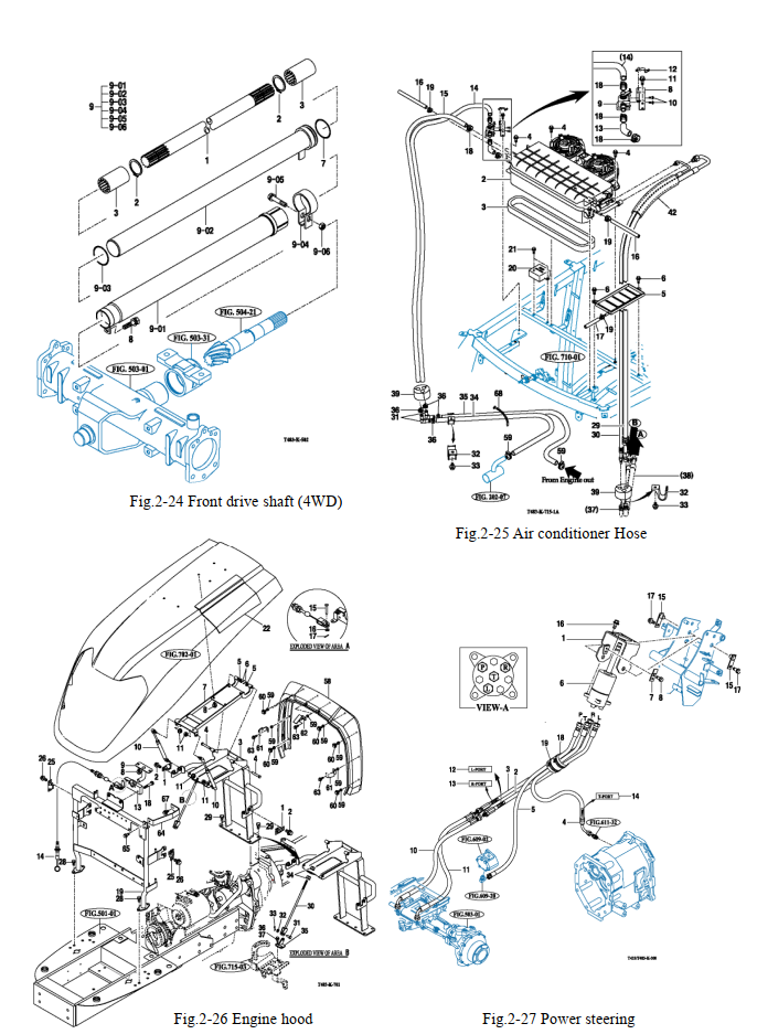 TYM T433 T503 T553 TRACTOR WORKSHOP REPAIR SERVICE, OPERATOR'S MANUAL