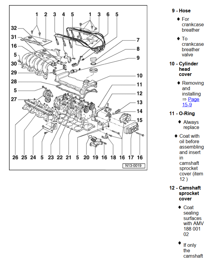 VOLKSWAGEN 2.5L 2.8L VR6 TRANSPORTER CARAVELLE VAN T4