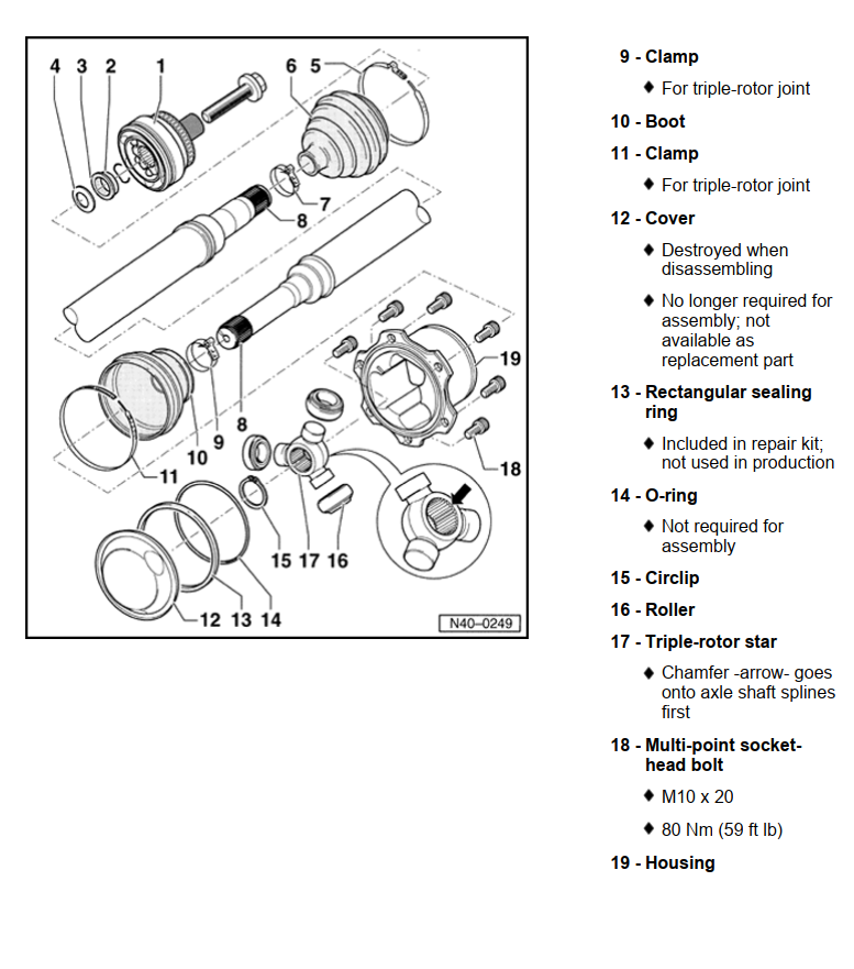 VOLKSWAGEN PASSAT 1995-1997 1.9L 2.0L 2.8L