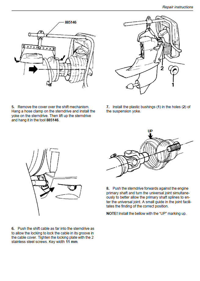 VOLVO PENTA 280-DP 285-DP 290-DP ENGINE