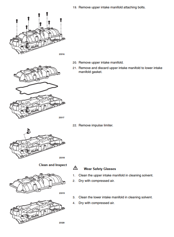 VOLVO PENTA 4.3L 5.0L 5.7L 8.1L GL GI GXI OSI OSXI MARINE ENGINE
