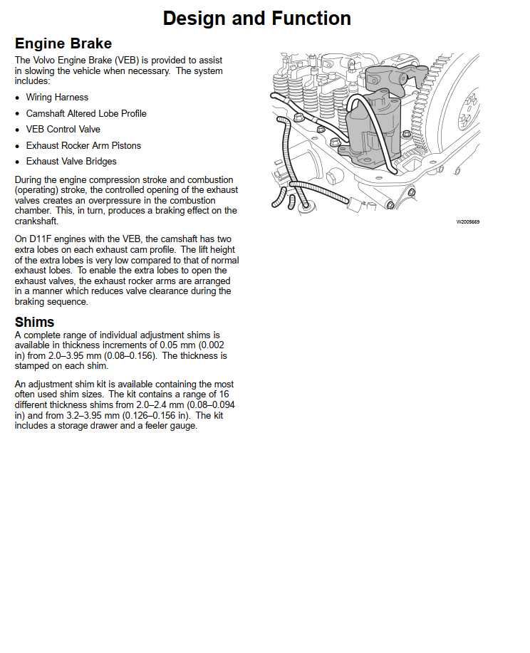 VOLVO TRUCK D11 D13 D16 ENGINE